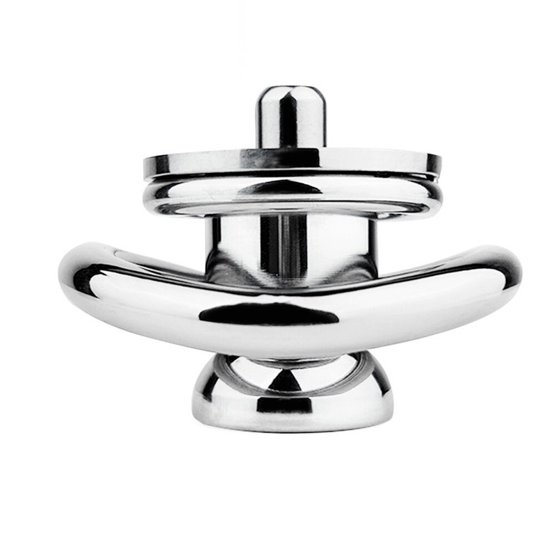 Stainless Steel Inverted Negative Male Chastity Cage Device Cylinder Ring Lock gallery