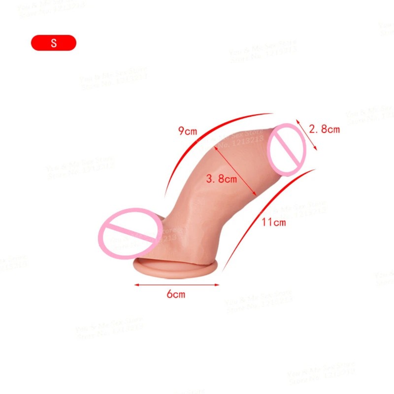 S/M/L/XL/XXL/XXXL Oversized Dildo Super Huge Realistic Penis Silicone Sex Toys