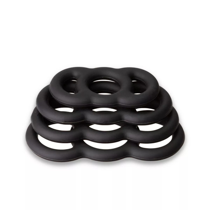 Men 4PCS Penis Cock Rings Set Prolong Delay Sex Toys Male Erection Enhancer Pump