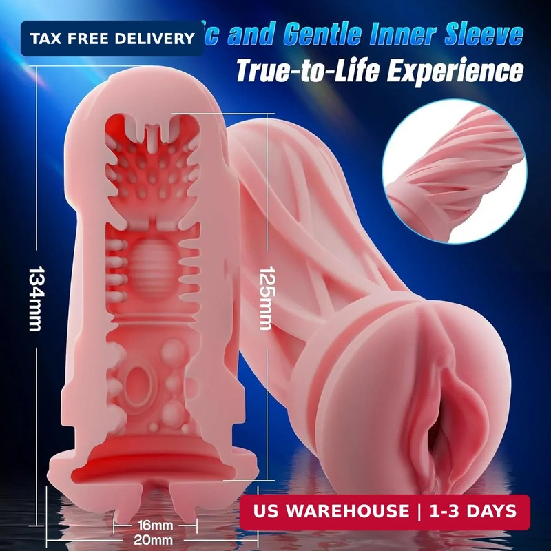 EINSEO Male Masturbator Sex Toys for Men Penis Pump with APP Control - Thrusting gallery