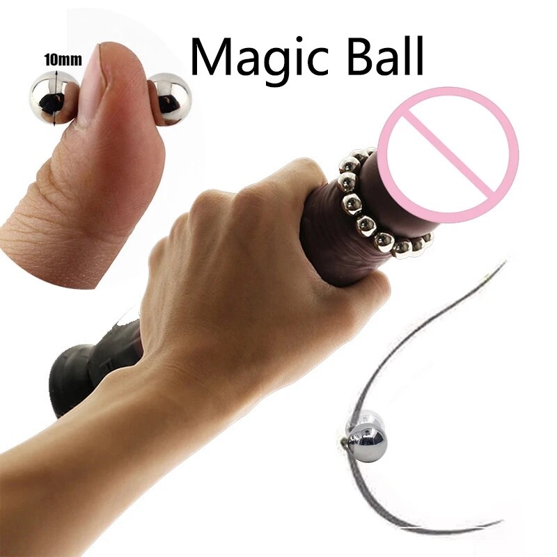 Dia10mm Magnetic Nipple Clitoris Labia Clamp Powerful Orbs Balls Sex Toy Bondage gallery