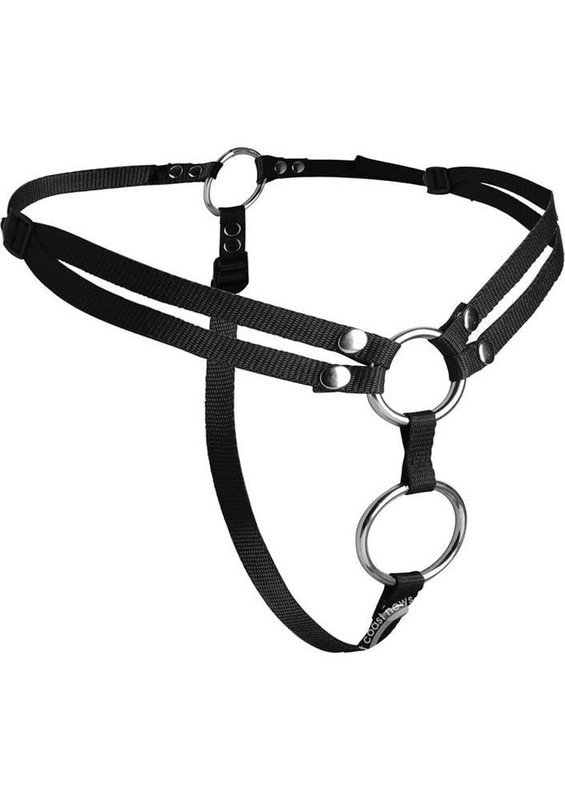 Strap U Unity Double Penetration Strap On Harness, Black (ad918) gallery
