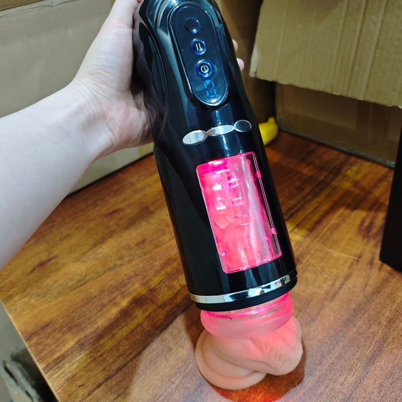 Automatic Handsfree Masturbaters Cup Rotating Thrusting Pocket Stroker Sex Toys