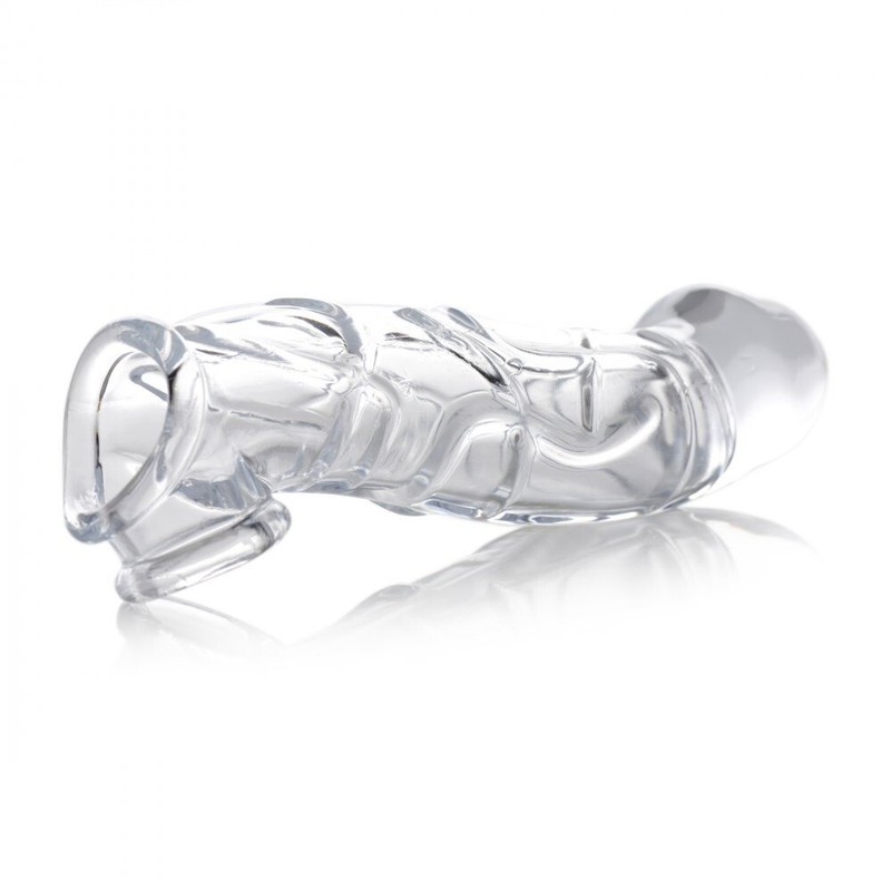 Clear Add 2" Male Penis Extension Extender Sleeve Sheath Cock Enlarger Enhancer gallery
