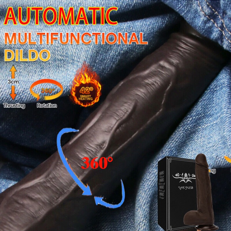 Automatic Heating Thrusting Dildo Vibrator Hands-Free Machine Sex Toys for Women gallery