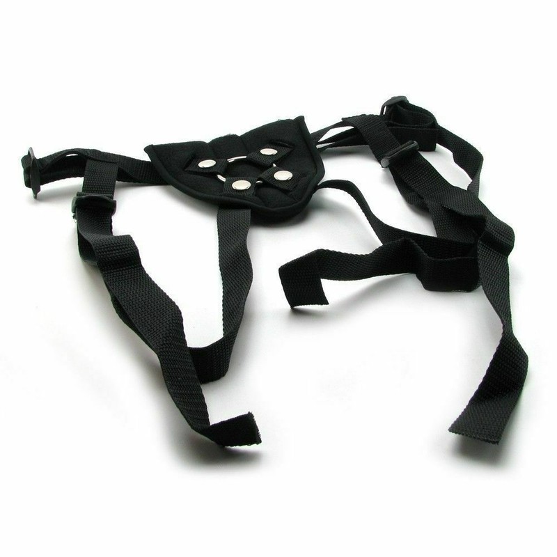 Adjustable Strap-on Harness w/ O-ring One Size Pegging Sex Toy for Couples