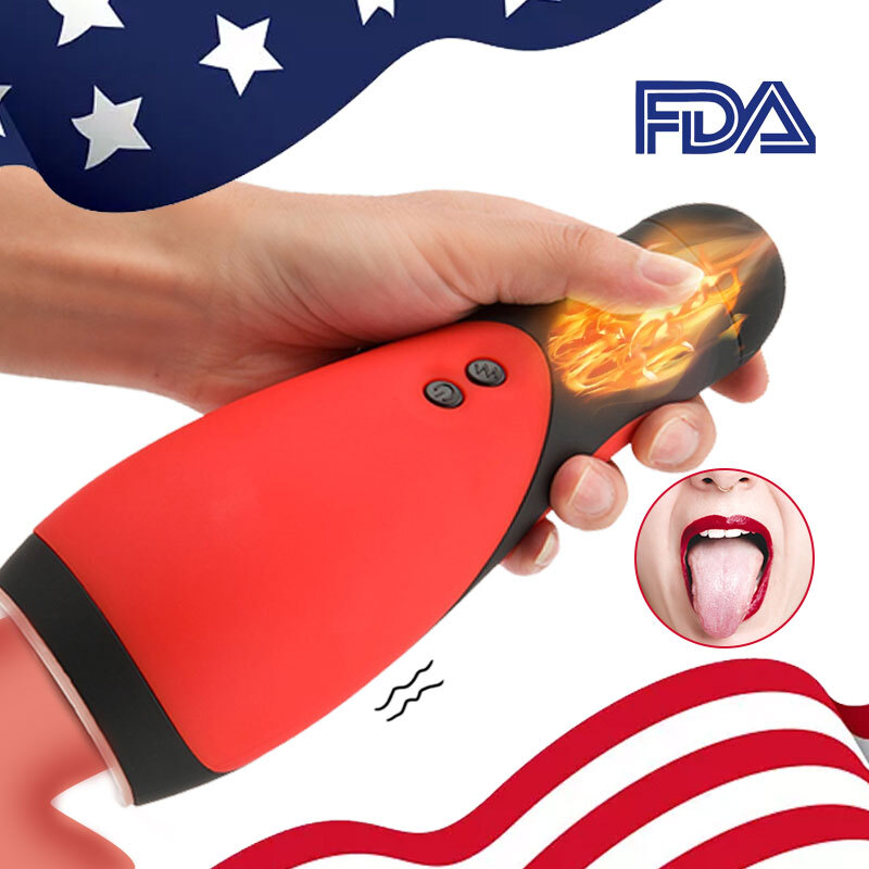 Automatic Hands Free Male Masturbaters Pussy Blowjob Cup Stroker Oral Sex Toy gallery