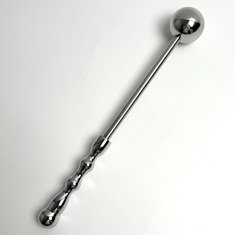 Handheld Stainless Steel Ball-Shaped Massage G Spot Wand Probe Anal Butt Plug SM gallery