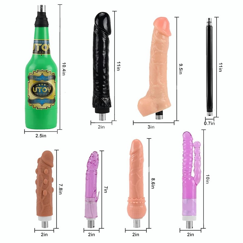Adjustable Adult Sex Machine Dildo Machine with 8pcs 3XLR Connector Sex Toy gallery
