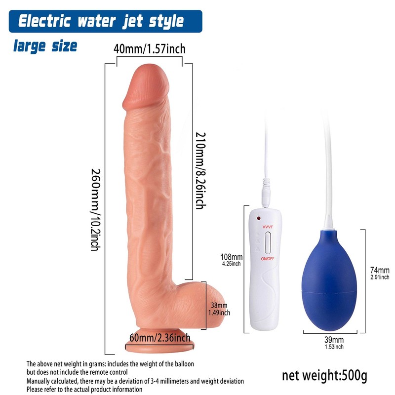 All Types Squirting Dildo Realistic Ejaculating Cum Suction Cup Penis Sex Toy US