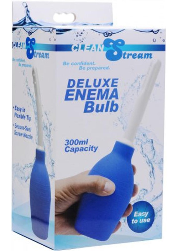 CleanStream Deluxe Enema Bulb – Blue