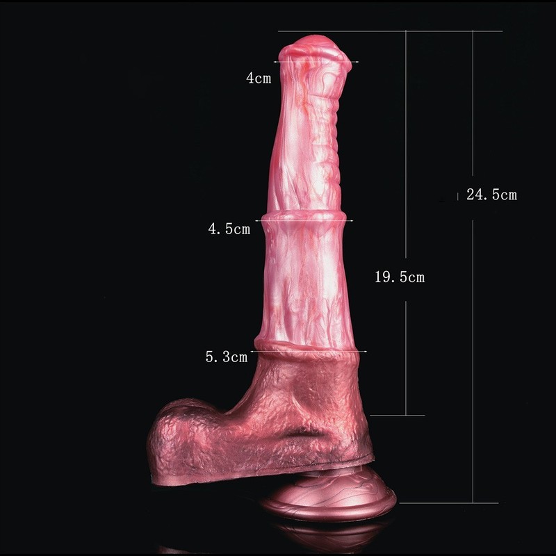 Fantasy Long Dildo Silicone Texture Penis Suction Large Anal Plug Women Sex Toys