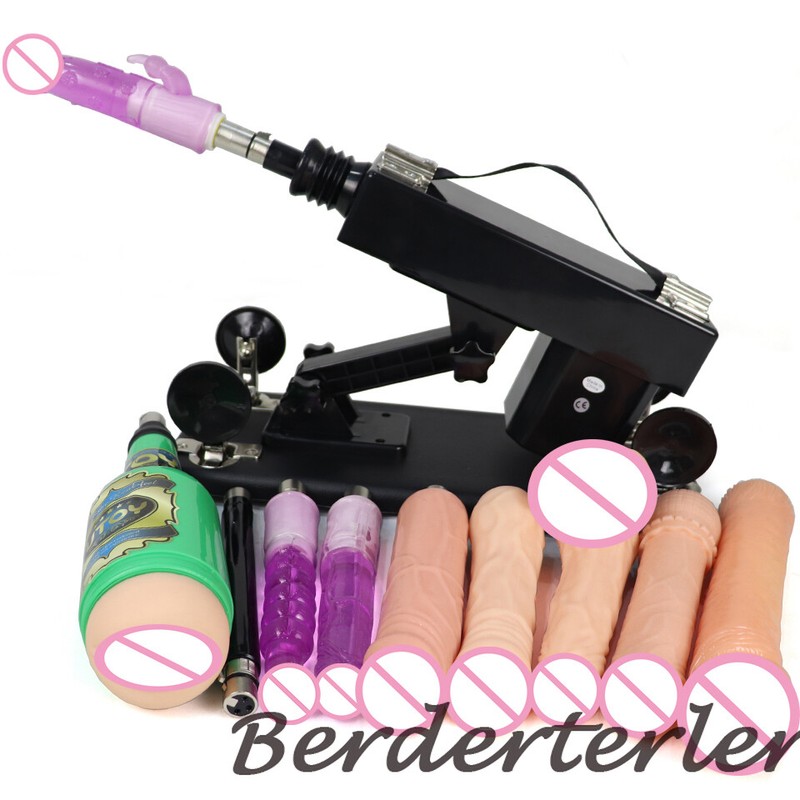 A2 Automatic Sex Machine Vibrator with Different Dildos and Masturbation Machine