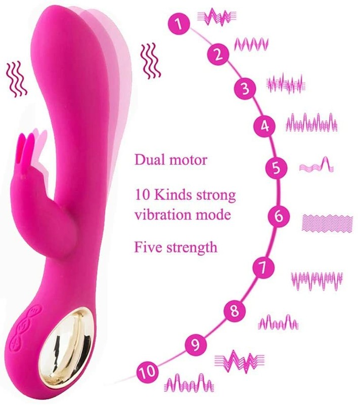 Waterproof-Vibrator-Multi-Speed-G-Spot-Dildo-Massager-Vibe-Couple-Women-Sex-Toys