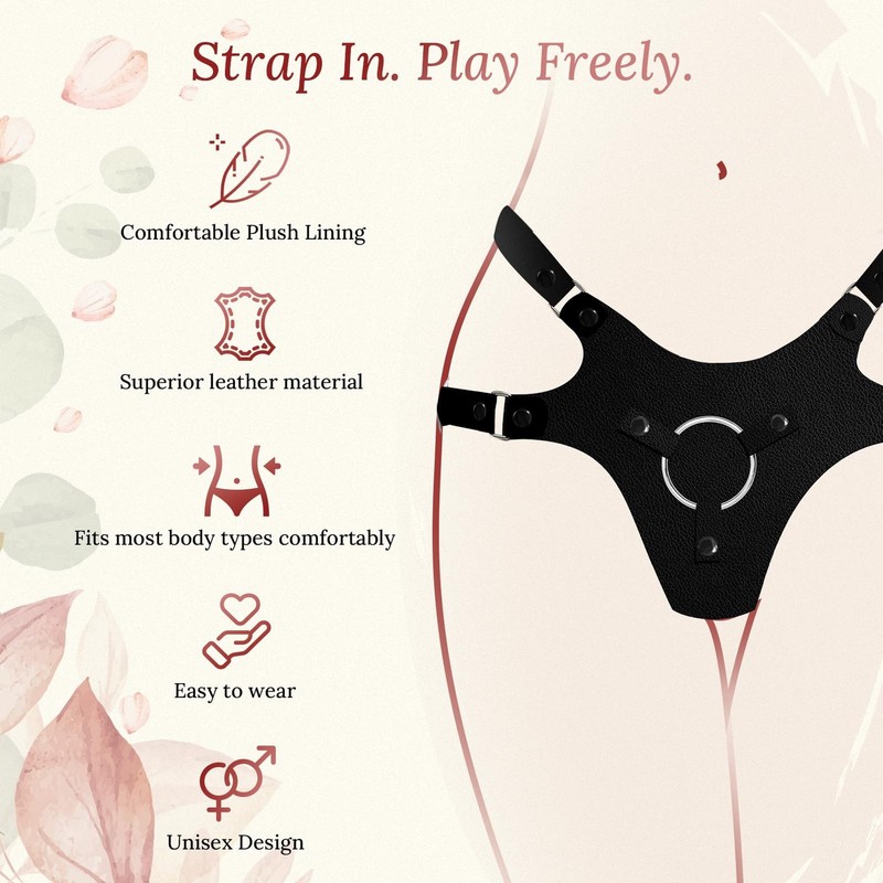 Strap On Harness Wearable Panties for Women and Men, Adjustable Plus Size Str... gallery