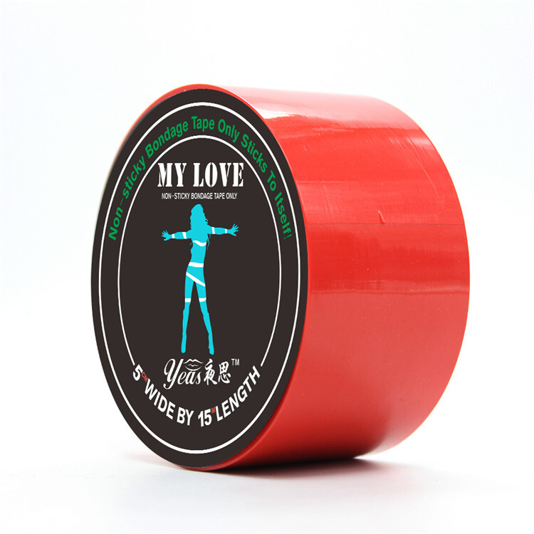 BDSM Bondage Tape Self Adhesive Static Adult PVC Bondage Tape 10M Rope Sex Toy