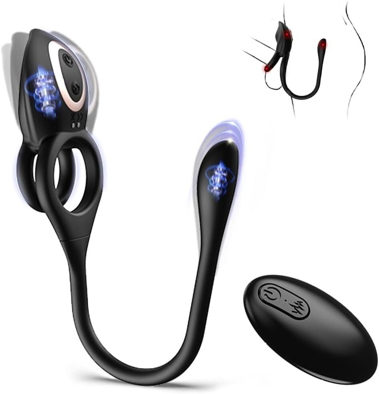 Vibrating Penis Ring Prostate Massager Male Sex Toys For Coupon Remote Control