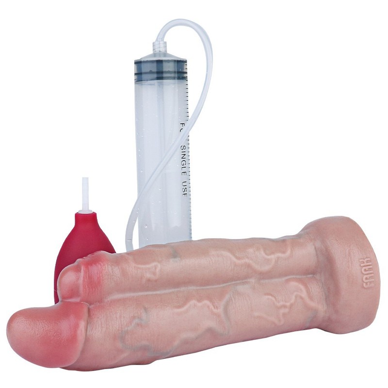 Squirting Double Dildo Penetration Ejaculation Realistic Anal Plug Masturbator gallery
