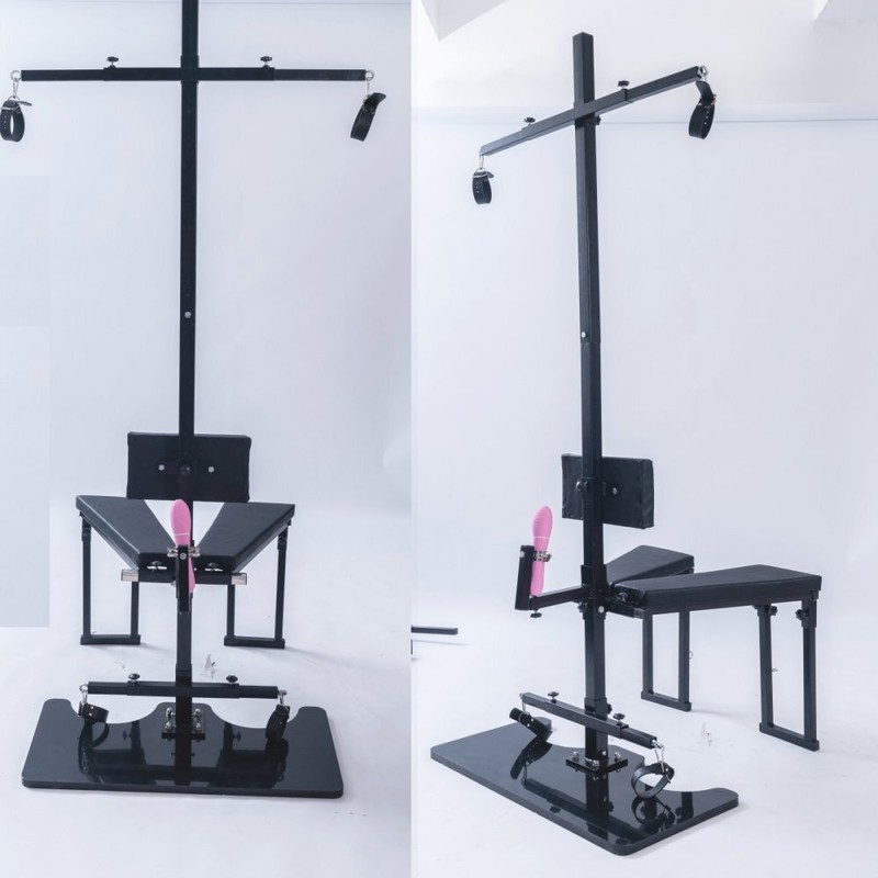 BDSM Bondage Standing-Sitting Rack Flirting Love Chair Slave Trainging Sex Toys gallery