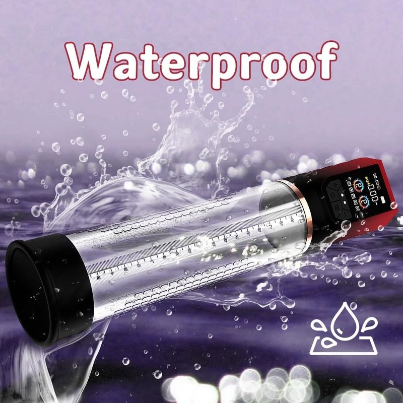 Waterproof Electric Penis Extender with LCD Display and Multiple Intensities gallery