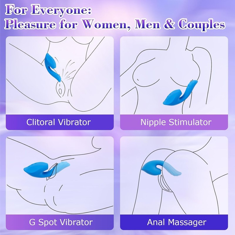 All-in-one Vibrator Dildo Sex Toys - Soft Liquid Silicone Adult Toy with 10 Suct gallery