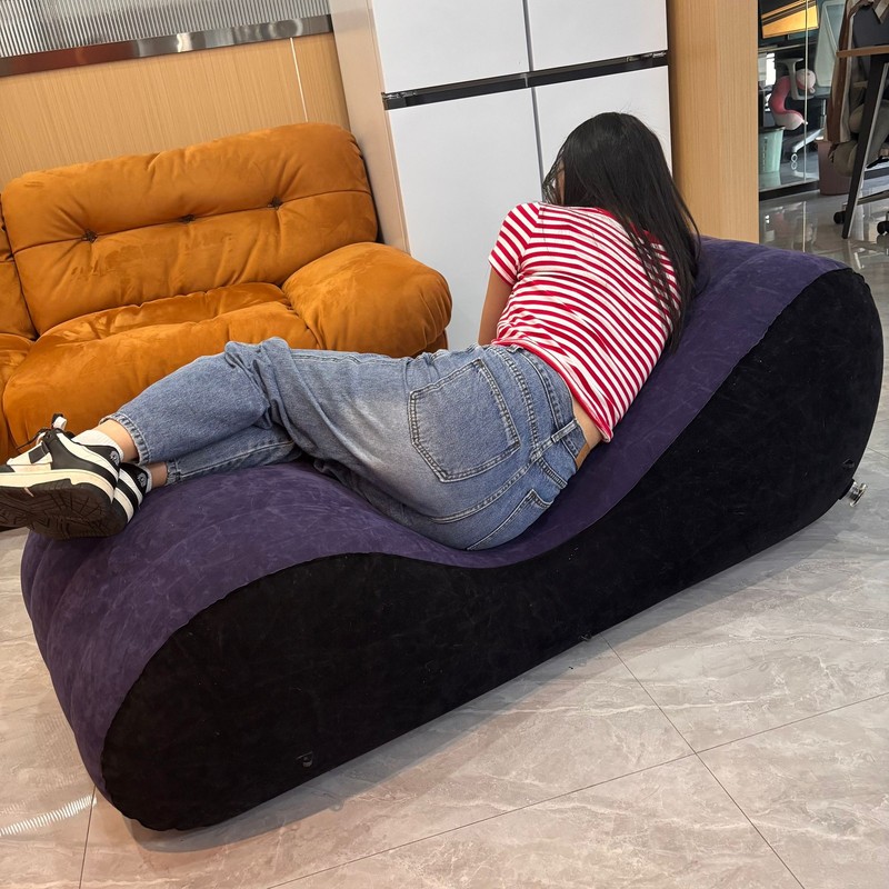 Inflatable Sex Sofa Chair SM Cuff Bondage Sex Furniture Pillow Sex Toys Open Leg