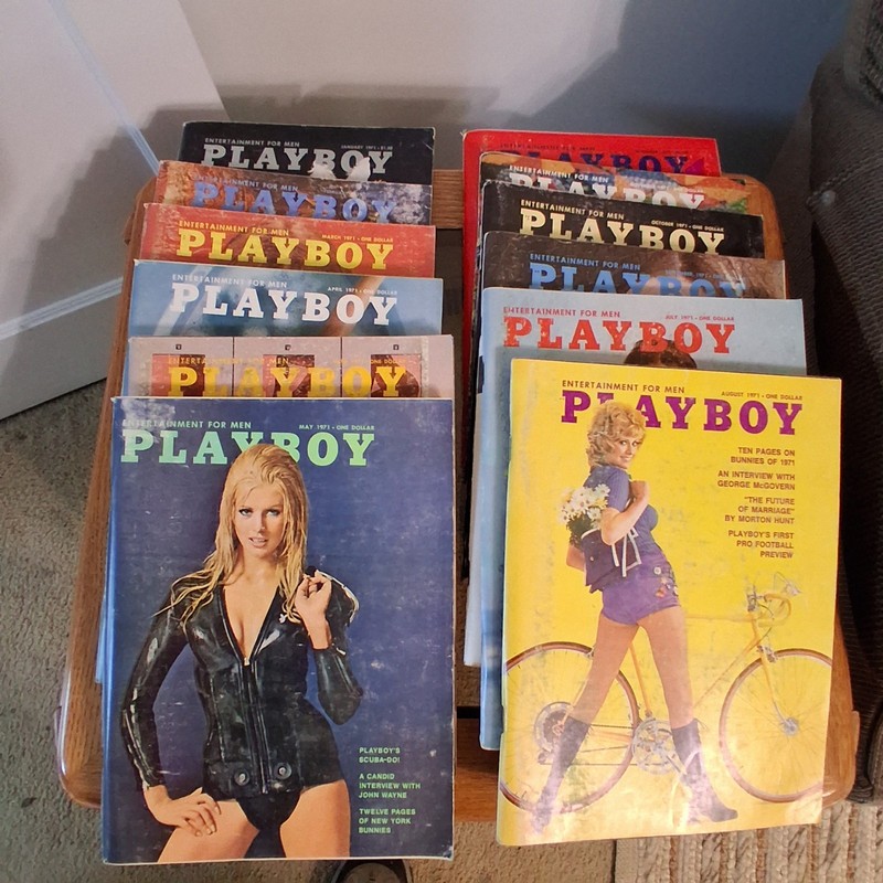 1971 Playboy Complete Year Set