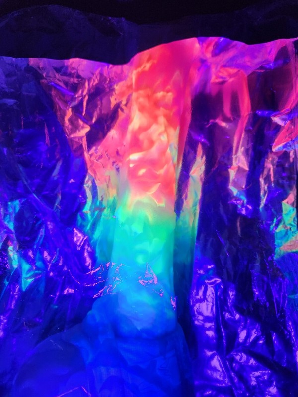 NEW Bad Dragon VECTOR Fantasy SMALL UV GLOW Silicone Dildo GOLD AURORA Rare gallery