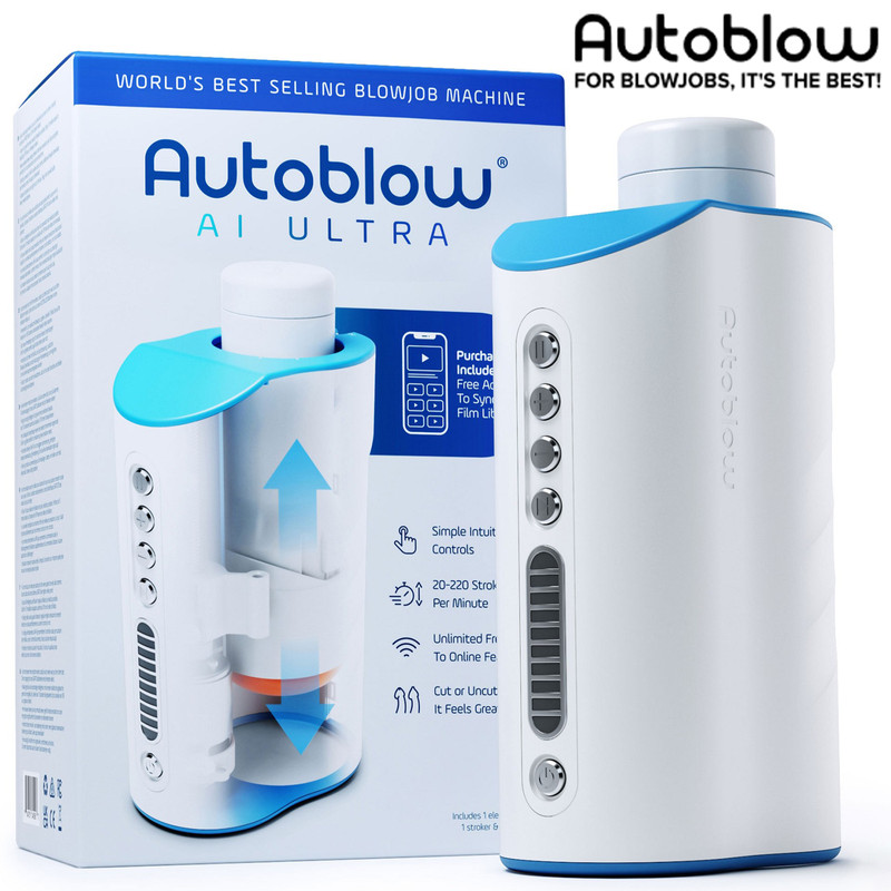 Autoblow AI Ultra Smart Masturbator with Web App Real Penis Stimulation
