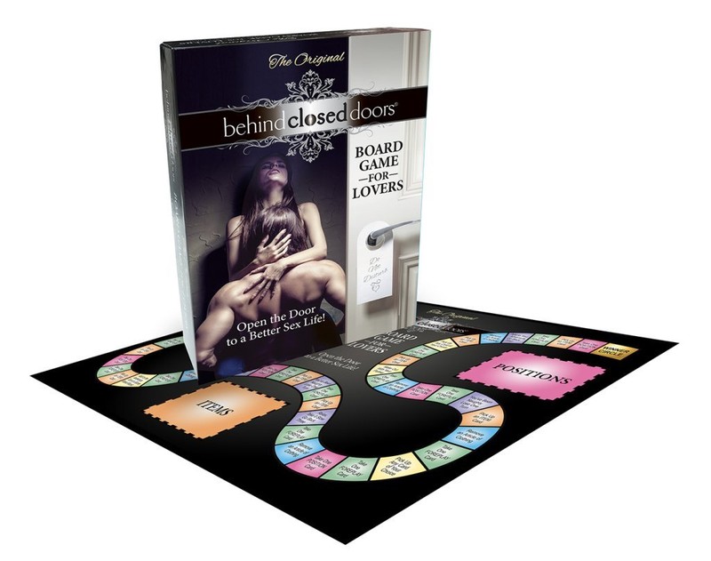 Behind Closed Doors Game, Adult Couple Bedroom Romantic Kinky Naughty Foreplay