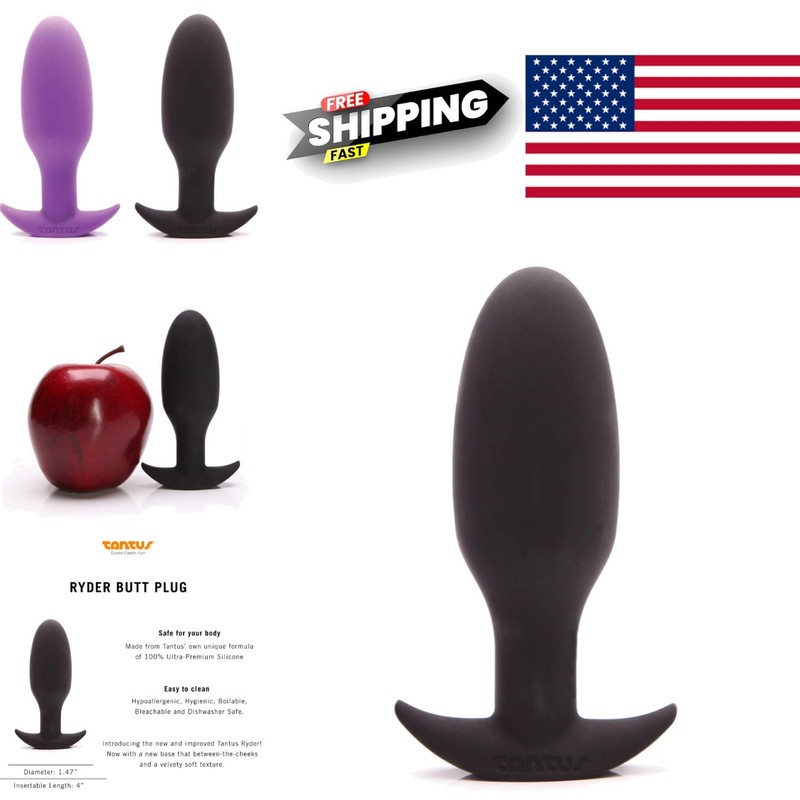 Anal Safe Silicone Plug 4.5 Inch with Soft Texture for Couples and Individuals