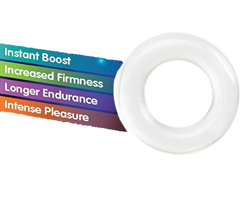 Rubber Cock Ring Comfortable Male Penis Prolong Erection Delay Enhancer for Men