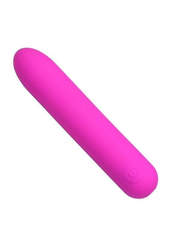 Bang! Tapered Flexible Silicone Rechargeable Bullet–Waterproof w/ 10 Vibe Modes