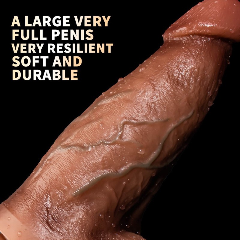 Big-Dildo Giant-Thick-Realistic-Huge-Suction-Cup-Penis-Anal-Sex-Toy-Women Dick gallery