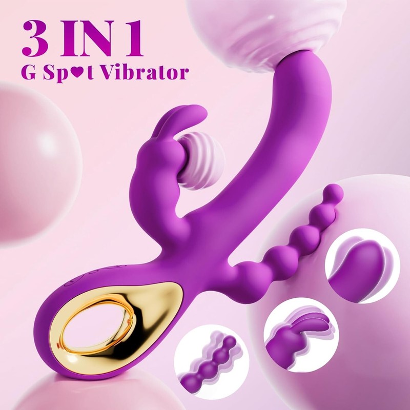 Realistic G Spot Vibrator Dildo Clit Massager Anal Stimulator Sex Toys for Women gallery