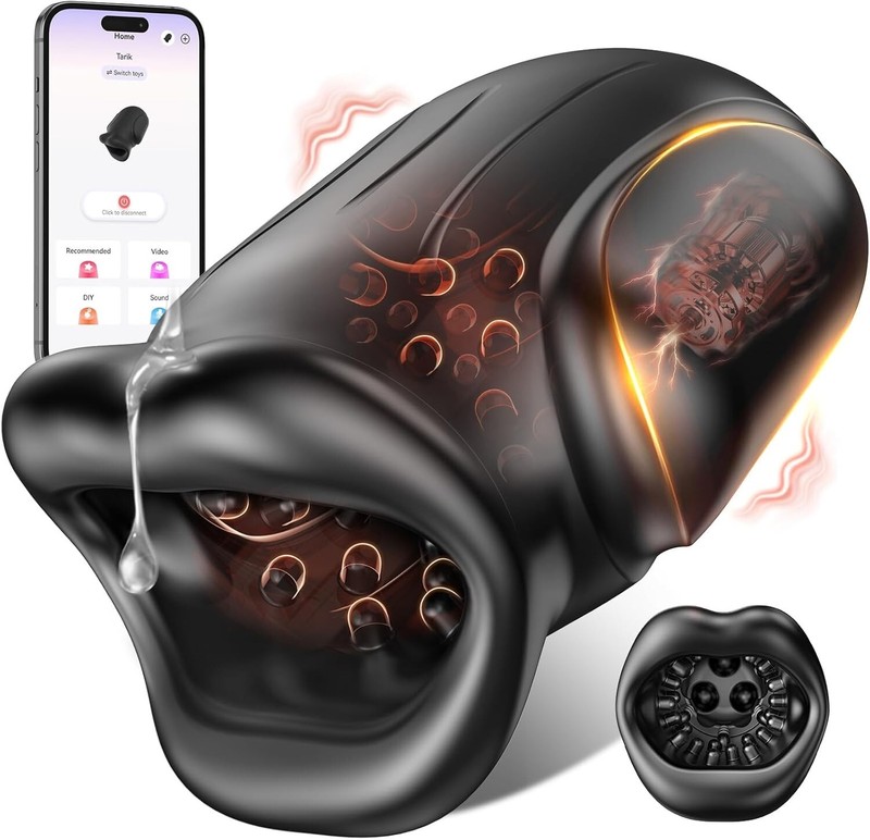 Auto Sex Machine Flapping Blowjob Vibrating Male Masturbaters Cup Stroker Men US