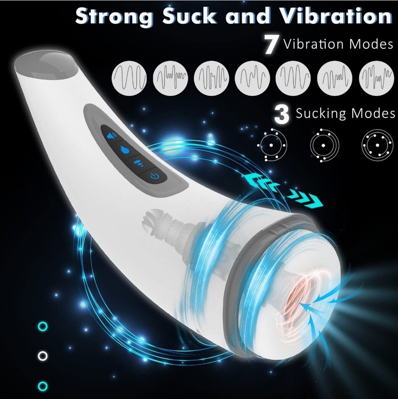 🌪Male Masturbator Automatic Warm Sucking Motion New in Sealed Box🌪