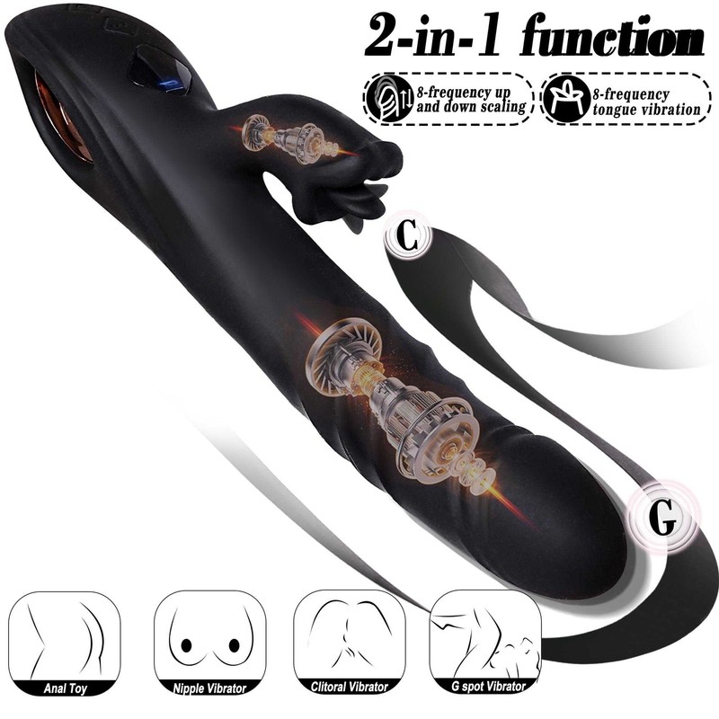 Screen Display Thrusting Vibrator-Dildo-Clit-G-Spot-Massager-Recharge-Anal-Plug gallery