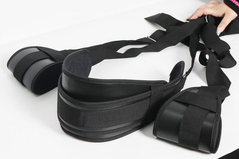 Door Sex Swing with Seat Sex Restraints Slings Bondage BDSM Holds up to 300lbs gallery