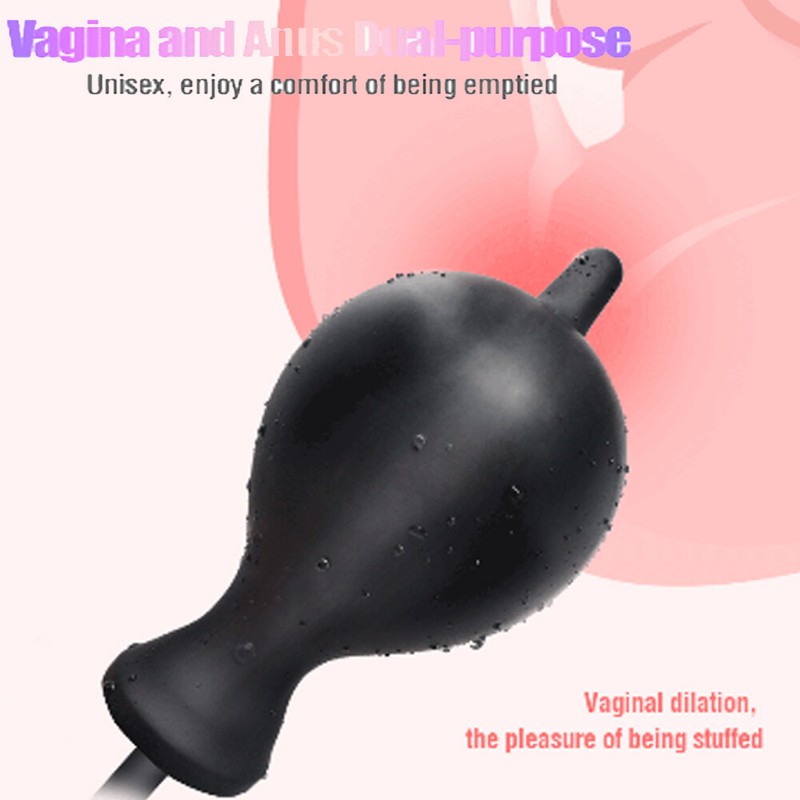 10 Speeds Large Inflatable Anal-Butt Plug Dildo-Expandable Pump-Vibrator-Sex-Toy gallery