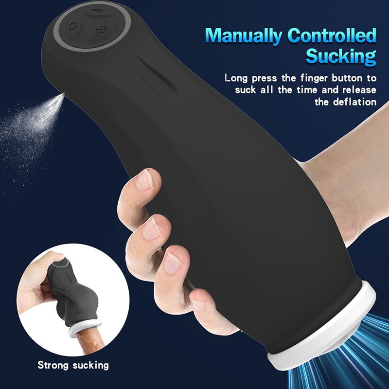 7 Speed Stroker Male Penis Glans Training Vibrator Massager Masturbater Sex Toy
