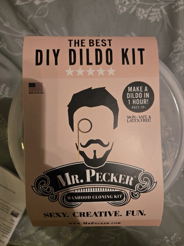 Mr. Pecker Manhood Cloning Kit – DIY Dildo, Skin Safe, Latex Free, New & Sealed