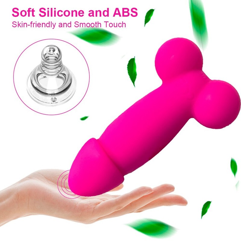 Beginner Silicone Vibrating Butt Plug Tickler Small Starter Anal Vibe Sex Toy US gallery