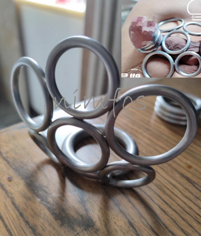 Stainless Steel Penis Glans Ring Metal Cock Head Ring Erection Ring Sex Toys
