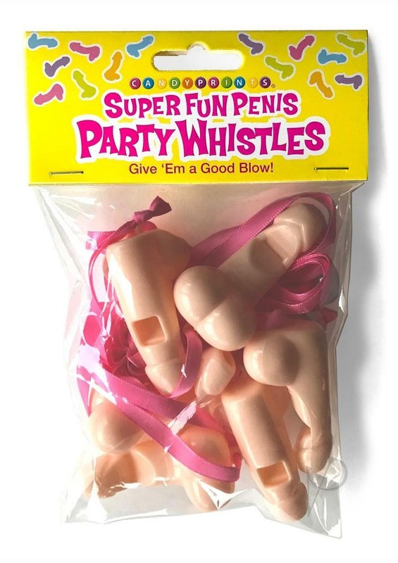 Willy Penis Shaped Adult Novelty Whistle Bachelorette Party Favor Gag Gift