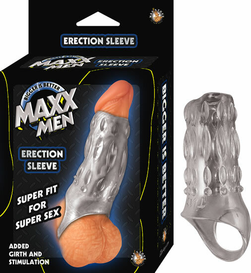 MAXX MEN ERECTION SLEEVE COCK SLEEVE GIRTH ENHANCER RING