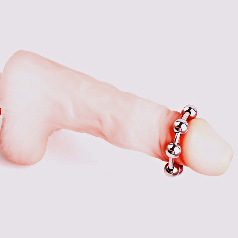 Rolling Ball Stainless Steel Glans Penis Head Cock Ring Increase Orgasm Sex Toys gallery