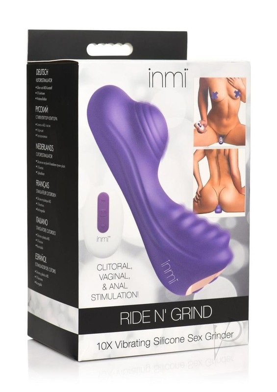 Inmi Ride N` Grind 10X Vibrating Rechargeable Silicone Grinding Clitoral