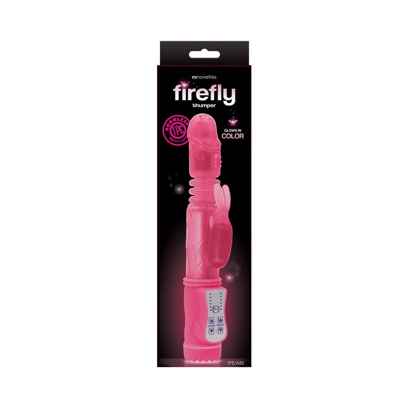 Firefly Thumper Thrusting Rabbit Vibrator Pink