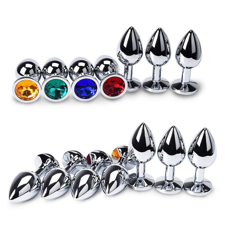 2025 Anal Butt Plug JEWEL STAINLESS Butt Plug Sex Toy For Women Men Couple Gift gallery